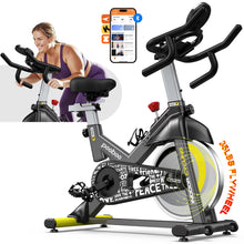 Load image into Gallery viewer, Pooboo Stationary Exercise Bike Indoor Cycling Bike Cycle Bicycle Adjustable Resistance for Home Office Cardio Workout Machine Max Weight 350 lb