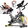 Pooboo Stationary Exercise Bike Indoor Cycling Bike Cycle Bicycle Adjustable Resistance for Home Office Cardio Workout Machine Max Weight 350 lb