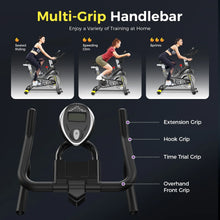 Load image into Gallery viewer, Pooboo Stationary Exercise Bike Indoor Cycling Bike Cycle Bicycle Adjustable Resistance for Home Office Cardio Workout Machine Max Weight 350 lb