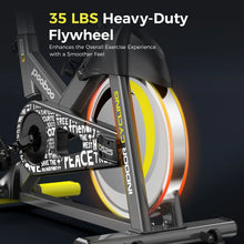 Load image into Gallery viewer, Pooboo Stationary Exercise Bike Indoor Cycling Bike Cycle Bicycle Adjustable Resistance for Home Office Cardio Workout Machine Max Weight 350 lb