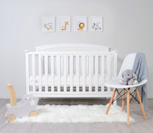 Load image into Gallery viewer, Premium Memory Foam Hypoallergenic Infant Crib Mattress and Toddler Bed Mattress with Waterproof Bamboo Cover. Flip Dual Stage System - 27.5x 52 x 5.5