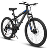 26 in Mountain Bike - 21 - Speed with Disc Brakes, Durable Frame, Front & Rear Dual - Shock Absorption, Unisex for Commuting, Travel, School & All - Terrain Cycling