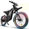 OUXI GT2000 Electric Dirt Bike for Adults, 3000W Peak Electric Motorcycle, 37MPH Electric Bike, 48V 30ah Battery, 85+Miles Mountain Bike, 24